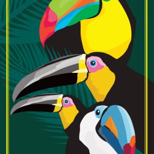 Toucan Group with Border